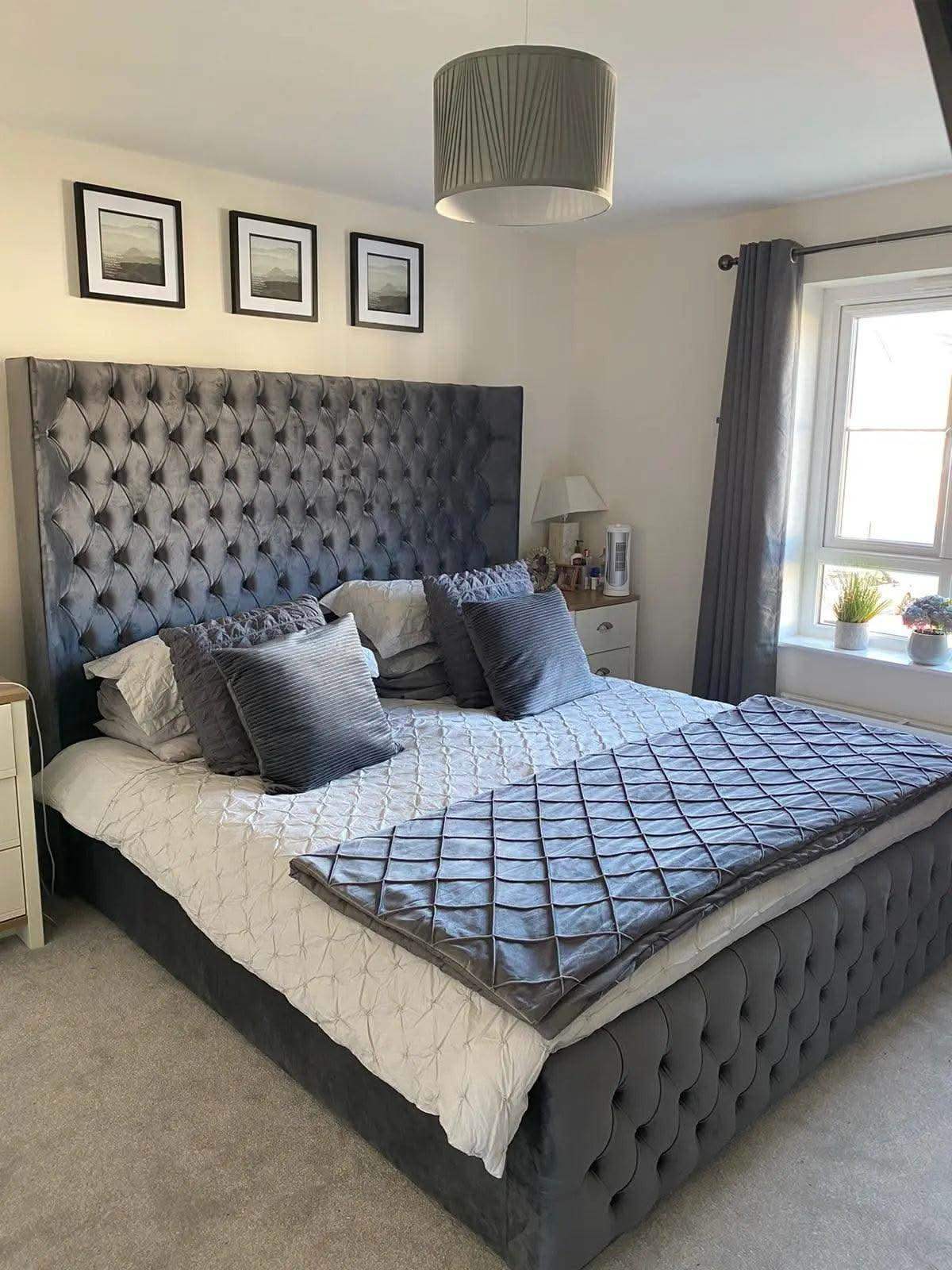 Bella Wingback Bed - UK Beds Direct ltd