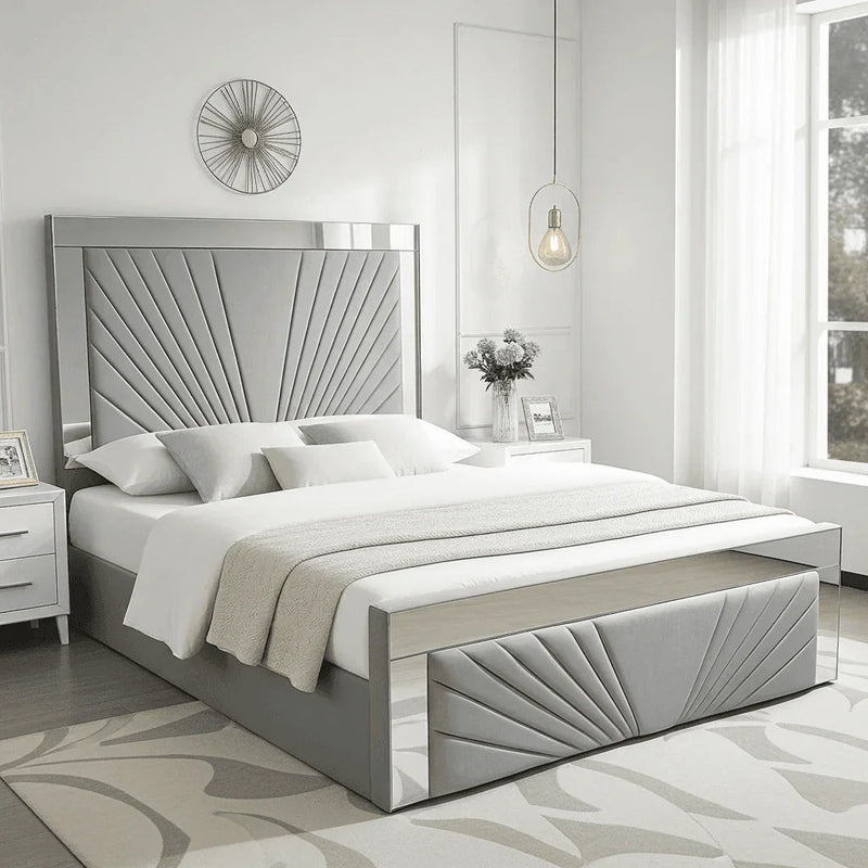 2025 Mirror Bed – A Luxurious Blend of Elegance and Comfort