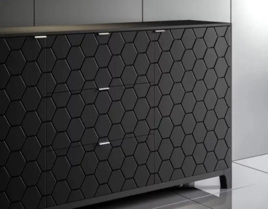 Elegant Black Chest of Drawers in the UK - UK Beds Direct ltd