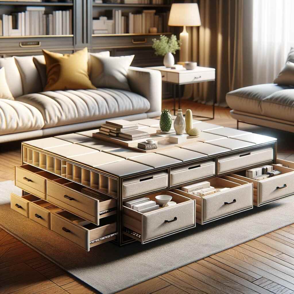 Coffee Table with Drawers: Your Ultimate Storage Solution