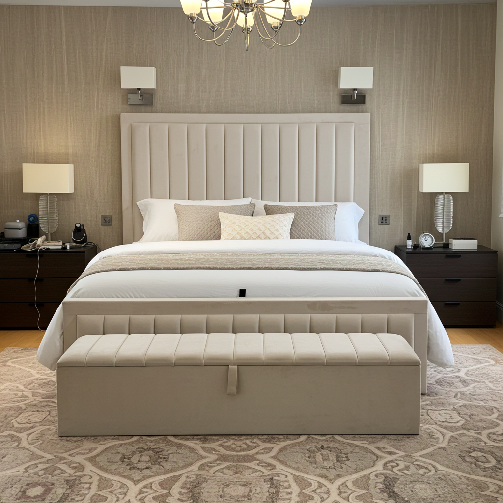 2025 Cloud Bed – Ultra Comfort Upholstered Bed Frame | Luxury Fabric Bed UK