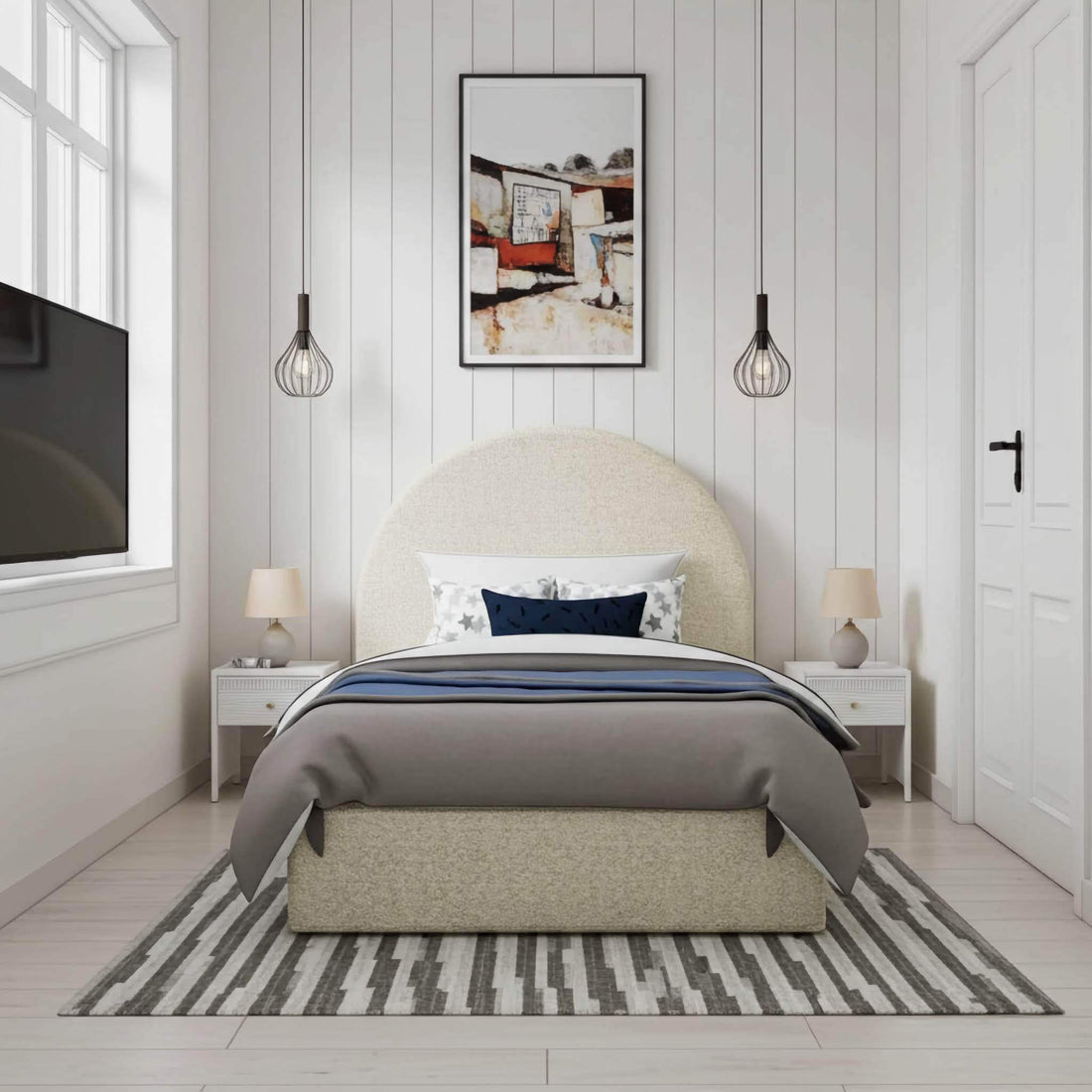 The Oulton Bed Frame: Hand-Tufted UK Design