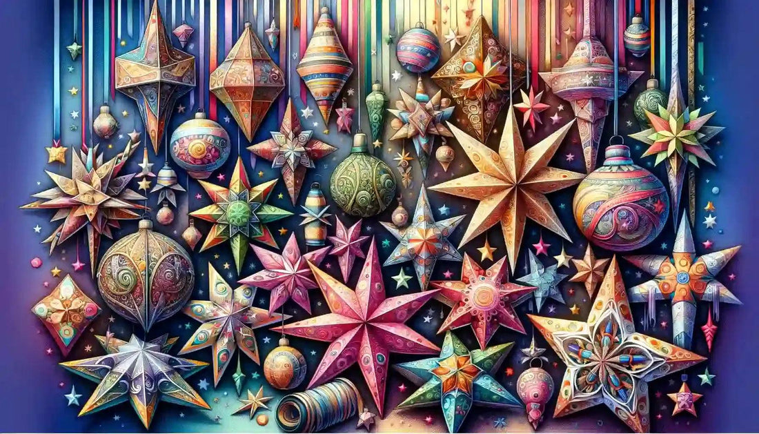 Easy & Festive Paper Star Decorations in UK - UK Beds Direct ltd