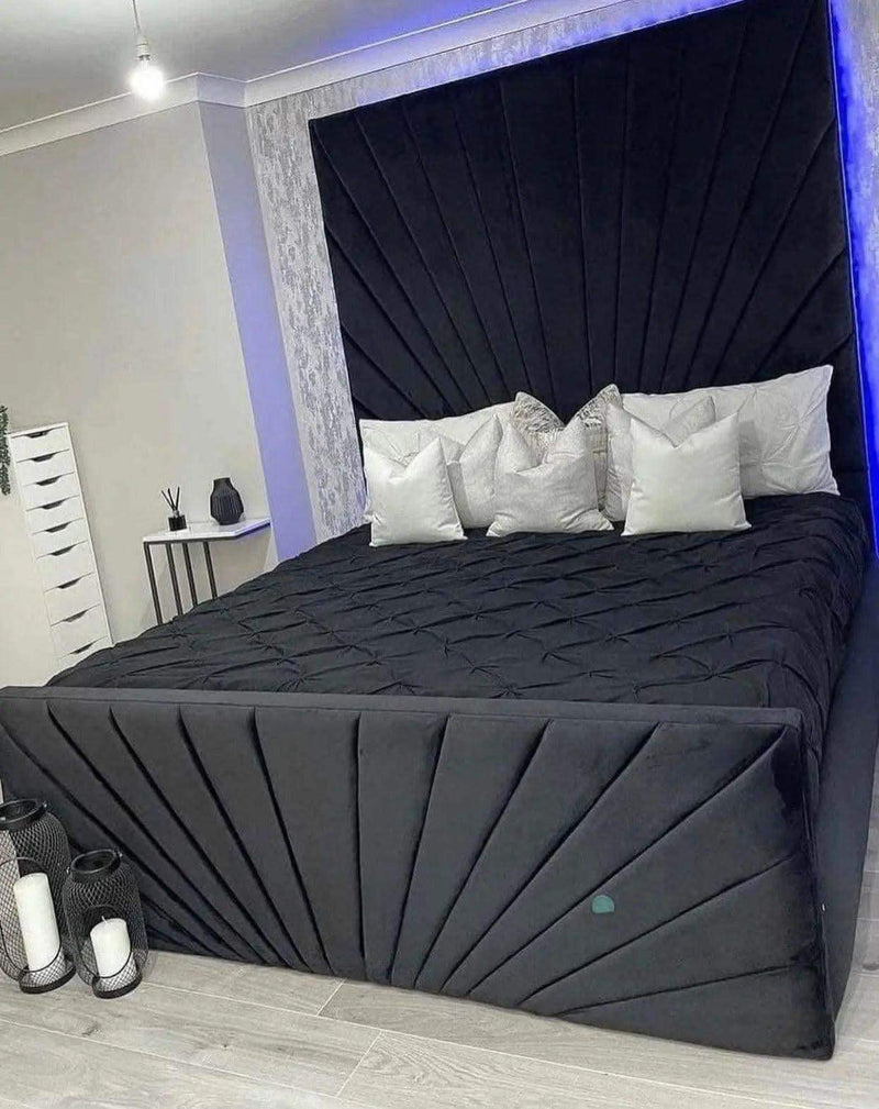 Wilton Chesterfield Upholstered Electric Tv Bed Frame