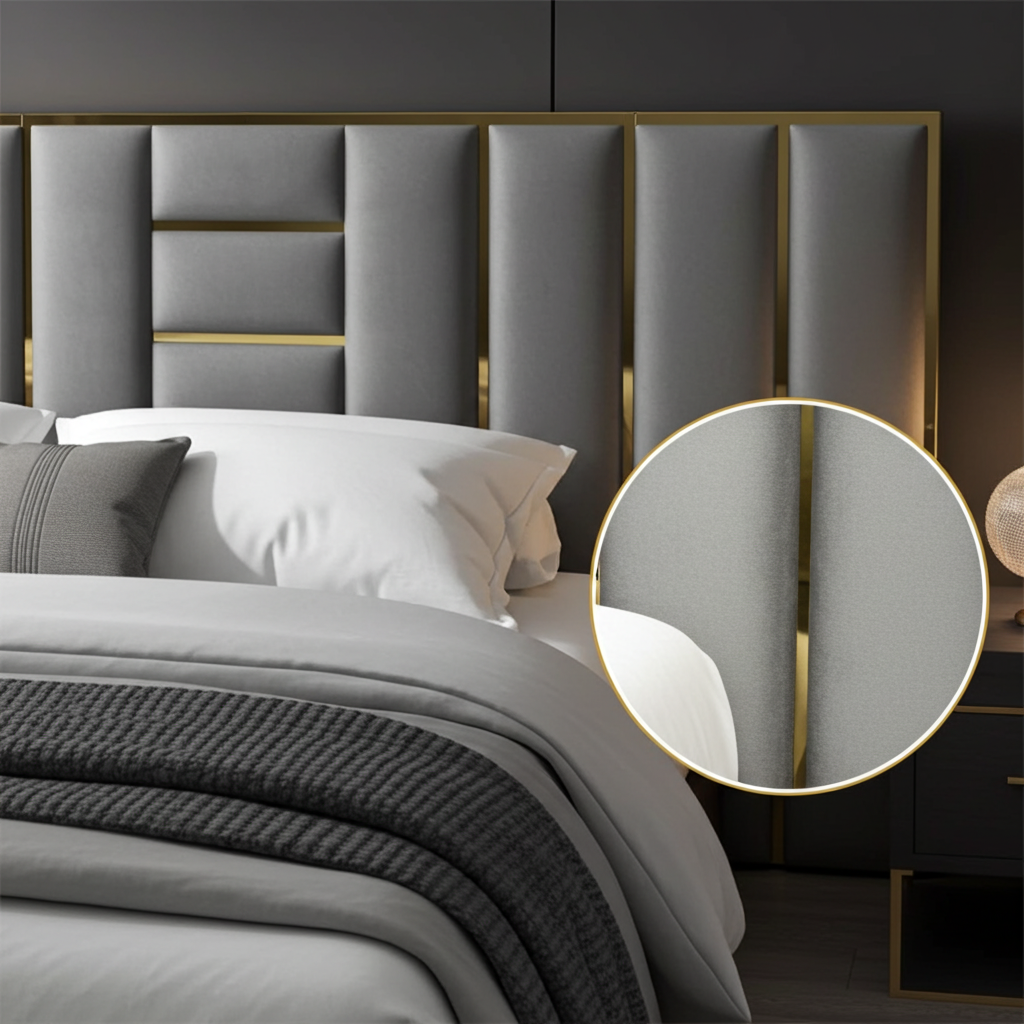 Aurora Luxe Upholstered Bed Frame