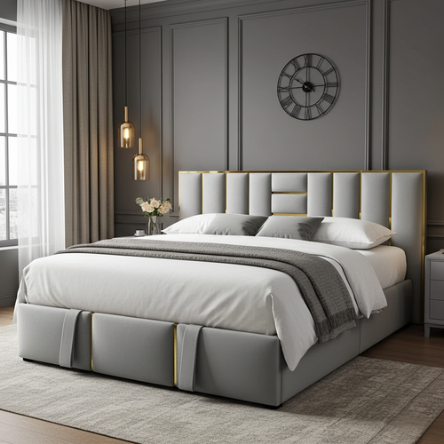 Aurora Luxe Upholstered Bed Frame