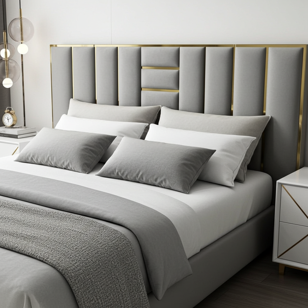 Aurora Luxe Upholstered Bed Frame