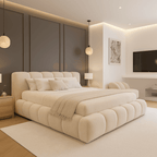 2025 Cloud Bed – Ultra Comfort Upholstered Bed Frame | Luxury Fabric Bed UK - UK Beds Direct ltd