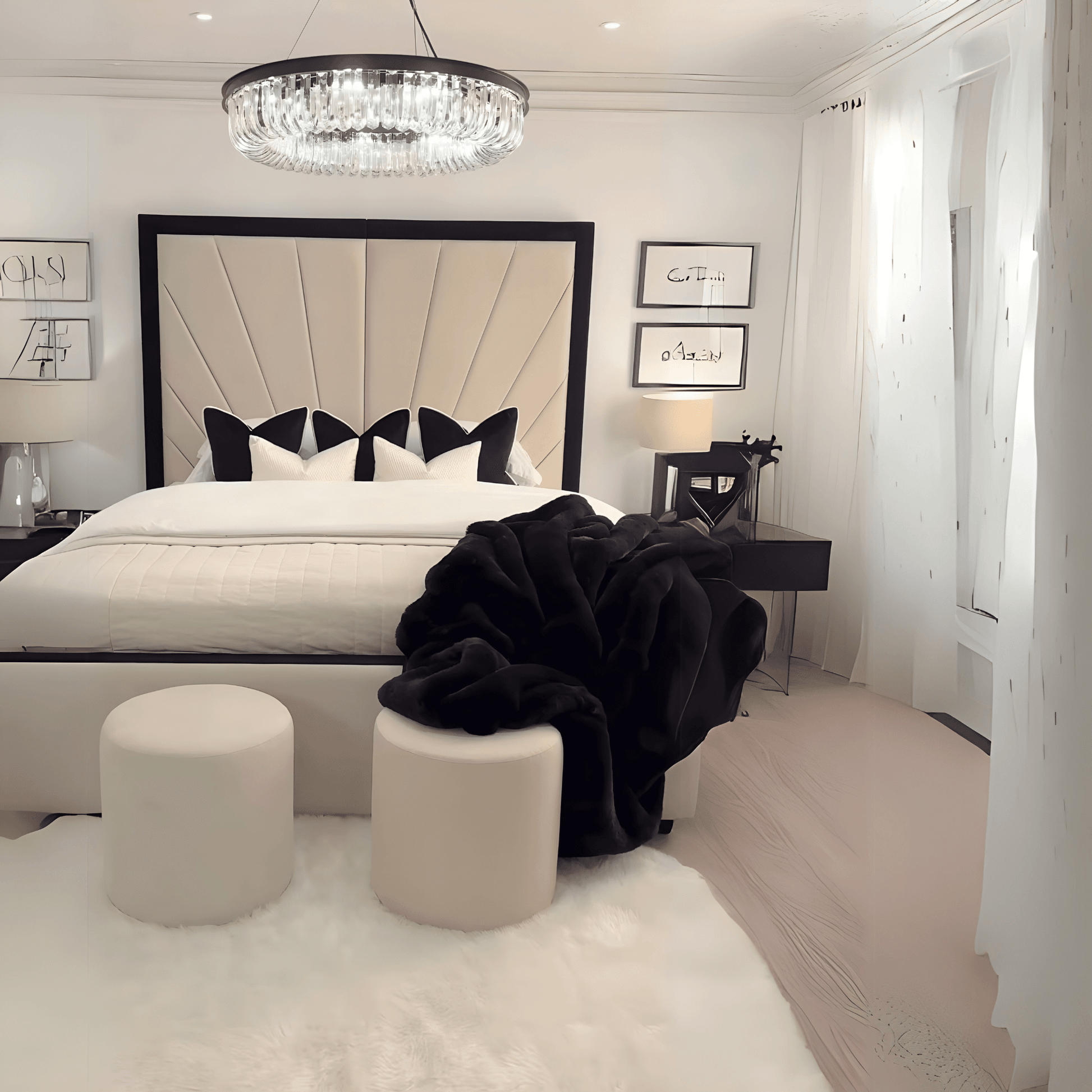Sunrise Bed Frame – Handmade UK Bed with Floor-Standing Headboard
