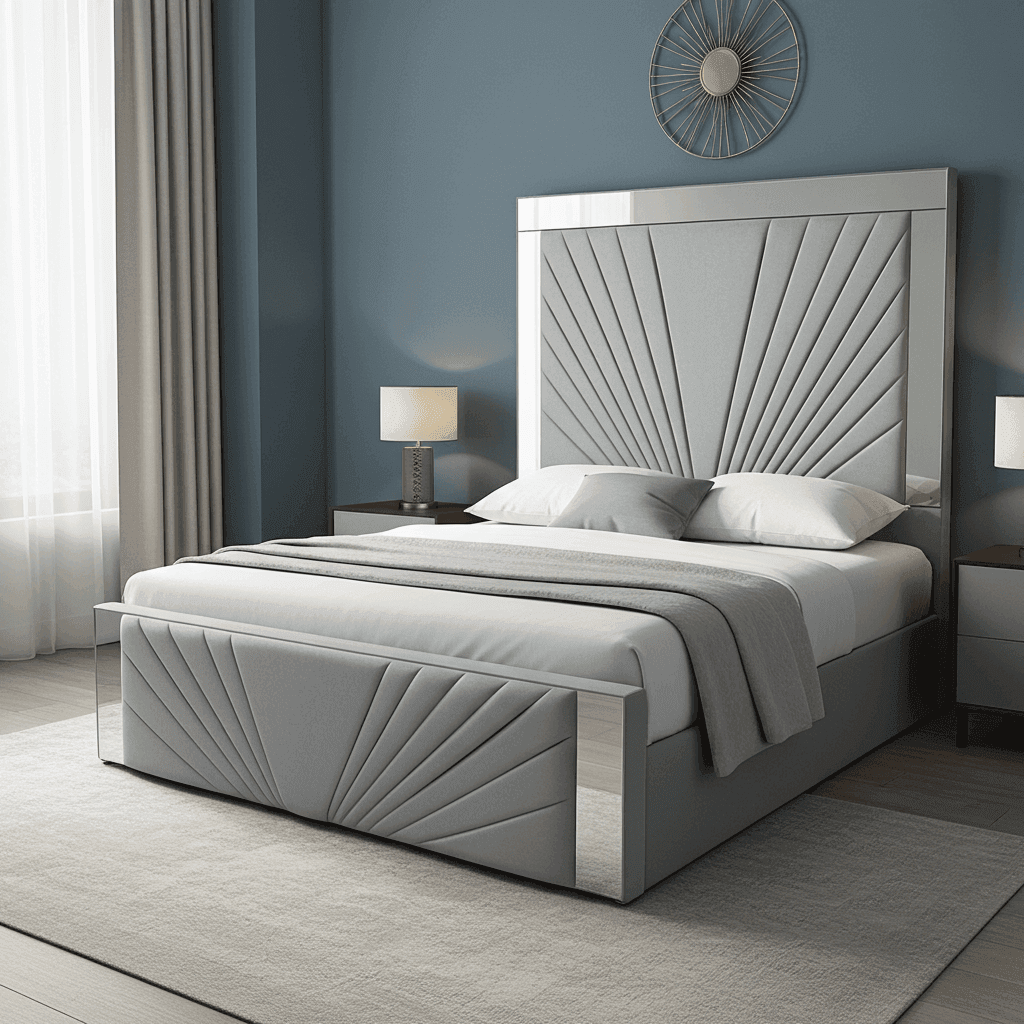 2025 Mirror Bed – A Luxurious Blend of Elegance and Comfort - UK Beds Direct ltd
