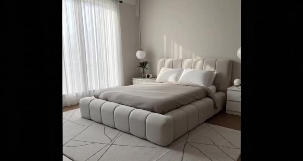 2025 Cloud Bed – Ultra Comfort Upholstered Bed Frame | Luxury Fabric Bed UK